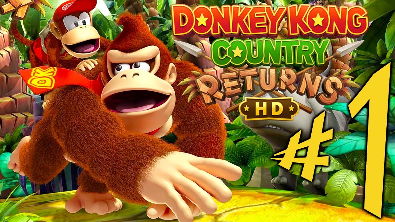 Donkey Kong Country Returns HD - Parte 1: ROUBARAM AS BANANAS!!!! [ Nintendo Switch - Playthrough ]