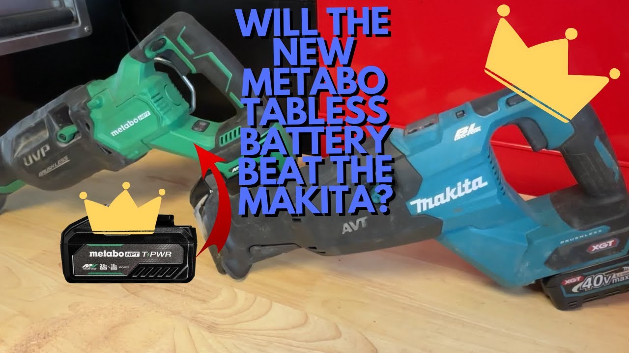 Will the Metabo FINALLY Beat the Makita with the new T-PWR Tabless Battery? Was not expecting this!