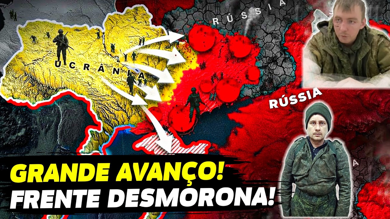 Grande avanço da Ucrânia muda o frente… forças russas sofrem perdas enormes e Moscou entra em alerta