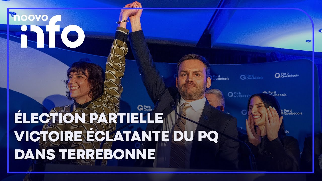&Eacute;lection partielle: victoire &eacute;clatante du Parti Qu&eacute;b&eacute;cois dans Terrebonne