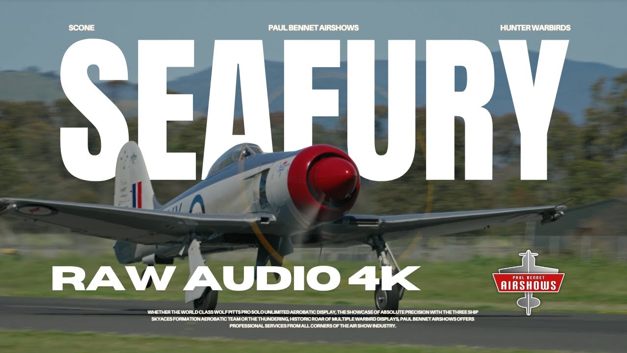 RAW AUDIO! Hawker FB-11 Sea Fury 