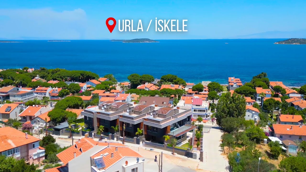 Urla İskele'de Full Deniz Manzaralı Satılık Lüks Villa