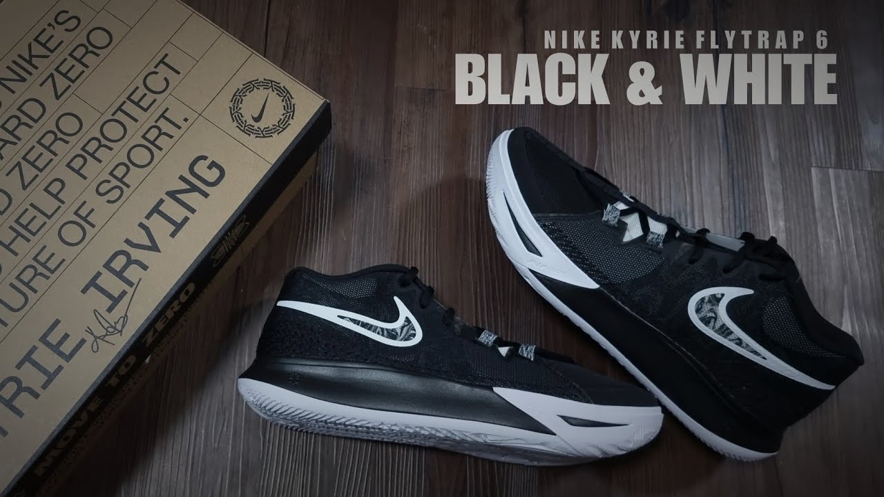 UNBOXING BLACK AND WHITE 2022 Nike Kyrie Flytrap 6