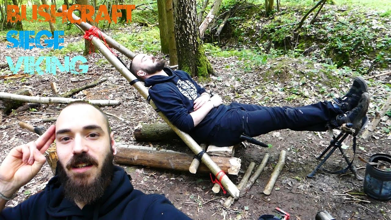 BUSHCRAFT : fabrication d'une chaise nordique