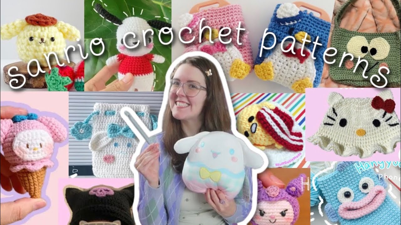 40+ sanrio crochet project ideas with free patterns!