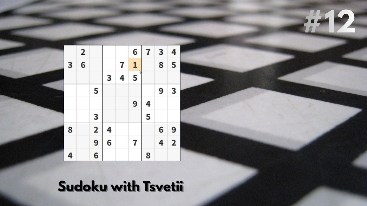 Sudoku with Tsvetii #12 | Openness to Change and a Medium Puzzle