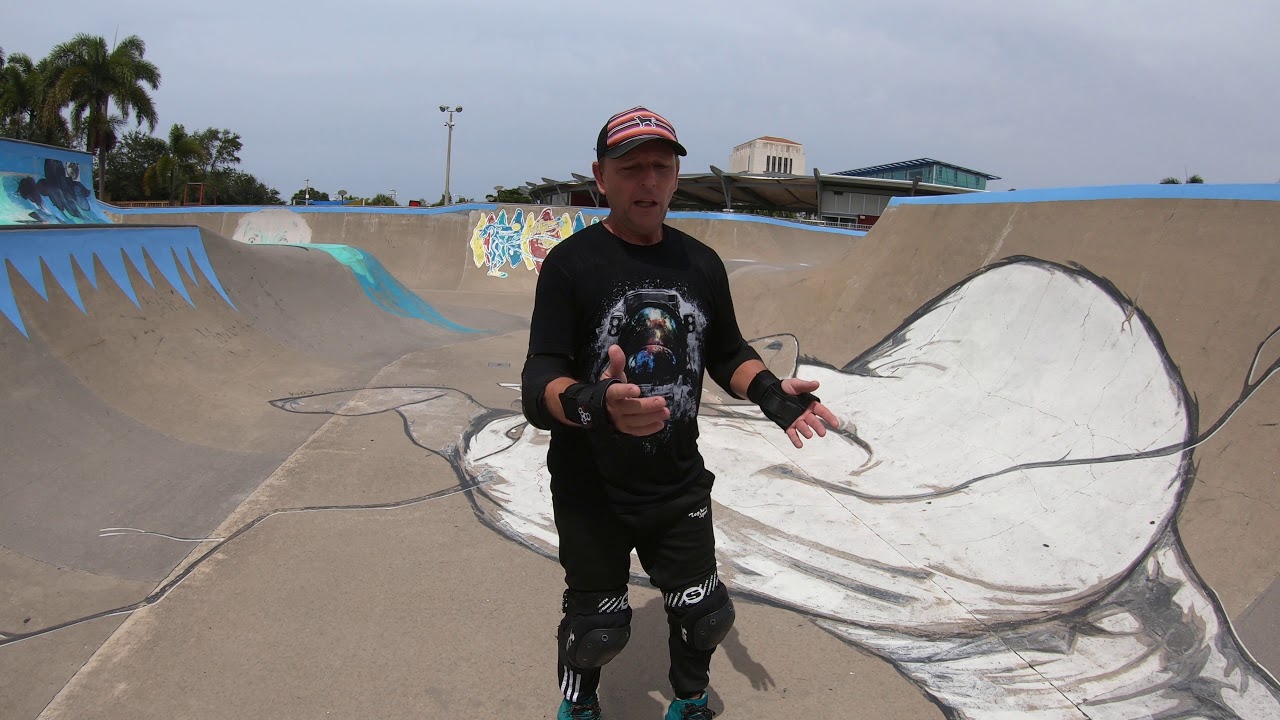 How to carve a bowl on roller skates!