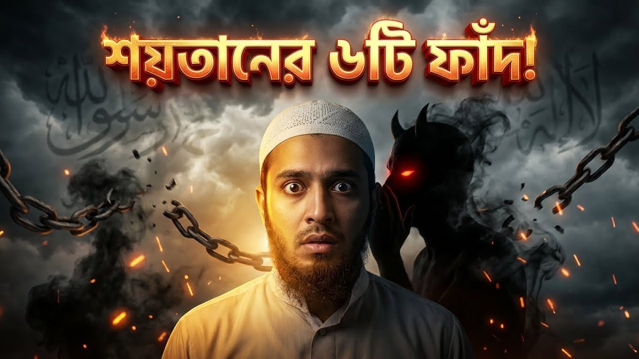 ⚠️ শয়তানের ৬টি ফাঁদ | যে ধাপে পড়ে ঈমান ধ্বংস হয়ে যায় 🔥