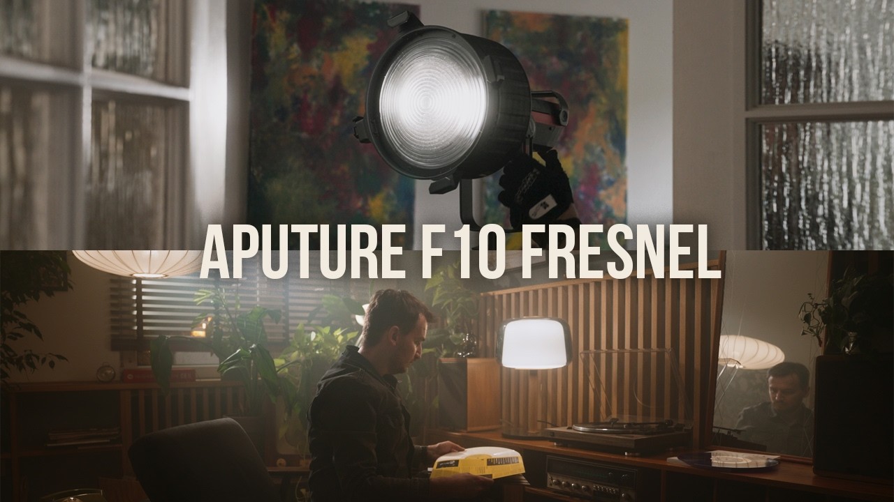 Własne słońce na planie - Aputure Fresnel F10 - piękne ostre miękkie światło