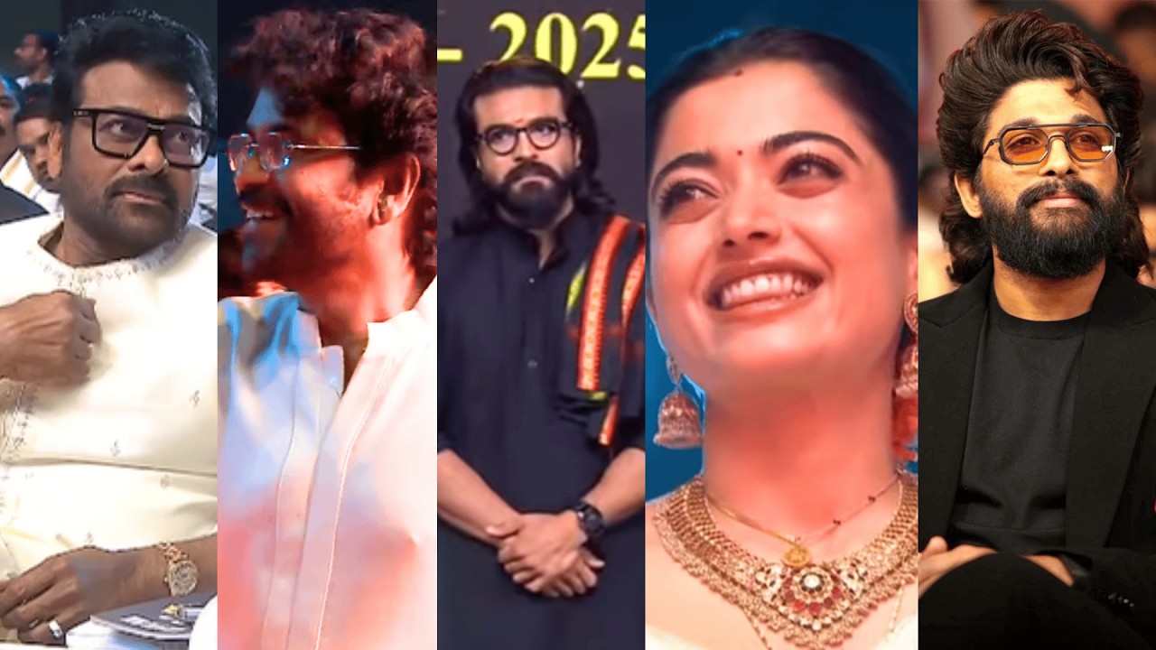 Tollywood Stars Attend TGFA Event | Chiranjeevi | Nagarjuna | Ram Charan | Allu Arjun