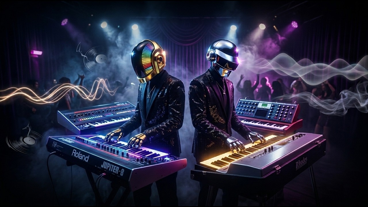Slinky late-night deep house with a hypnotic French touch groove (Daft Punk style)