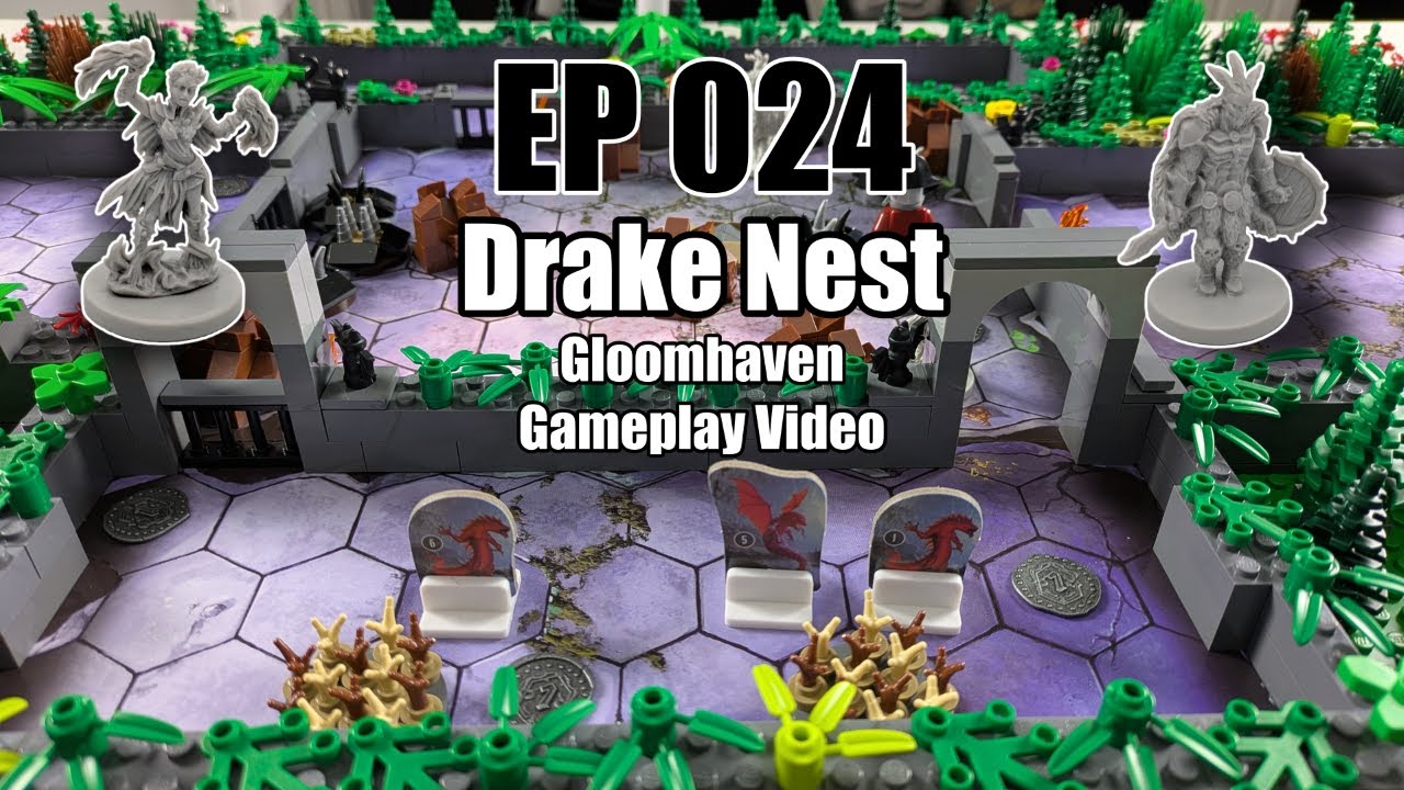 Эпизод 024 – Гнездо Дрейка – Глумхейвен – Улучшено с помощью кубиков LEGO