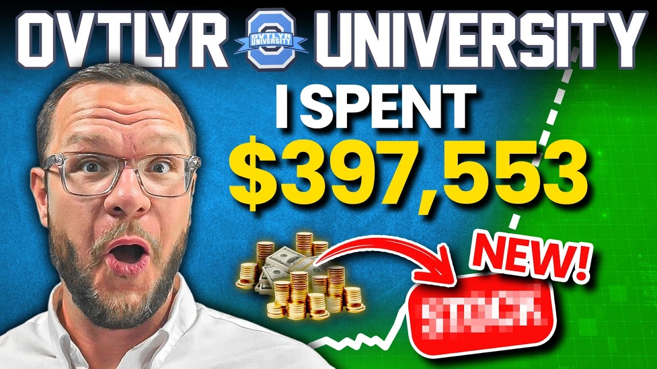 4 New Stocks I Spent $397,553.75 on Today‼️ | OVTLYR University Lesson 6