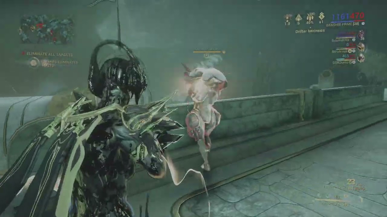 Warframe, SP Circuit.  Banshee, Squish Frame (Stage 14; Part 1).