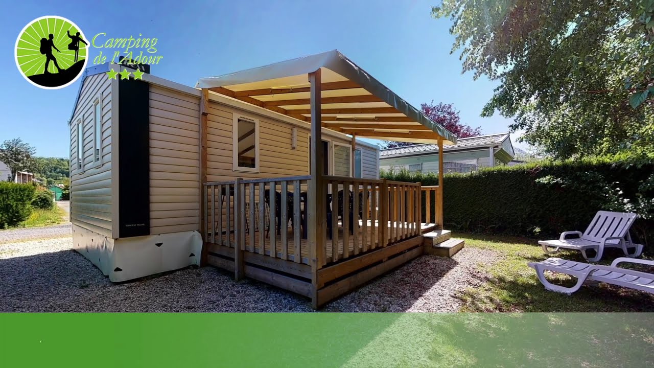 Camping de l 'Adour MOBIL HOME Tout Confort 2 Chambres