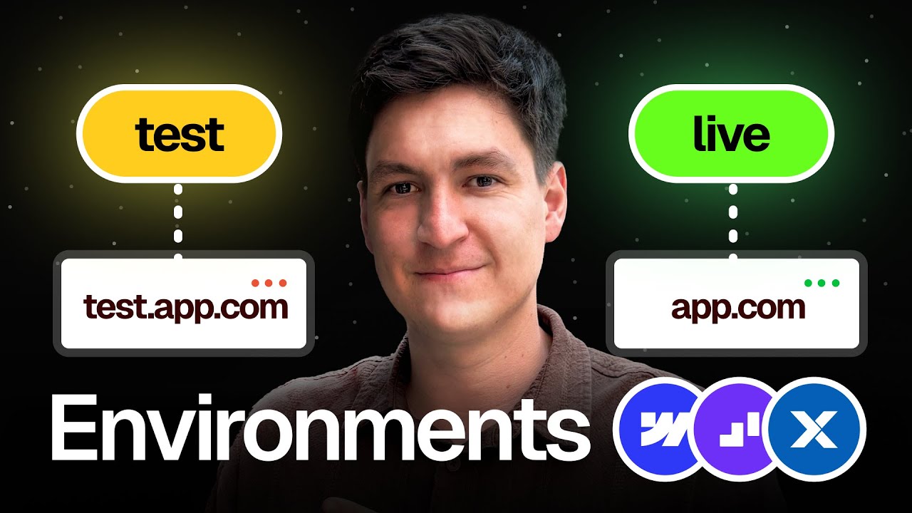 Production and staging environments dynamically for Webflow, Wized and Xano