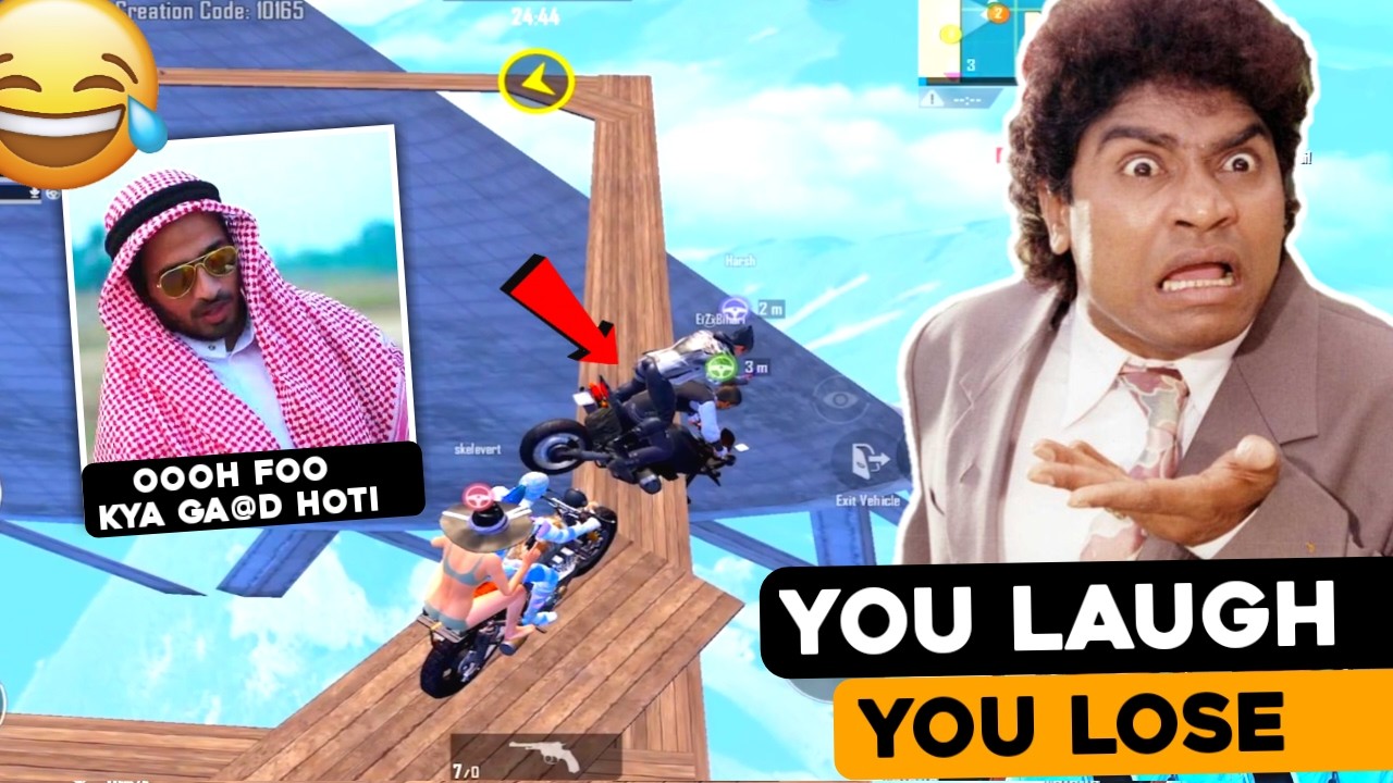 10 MIN OF PURE FUN🤣 IN BGMI - FUNNIEST PARKOUR RACE EVER..