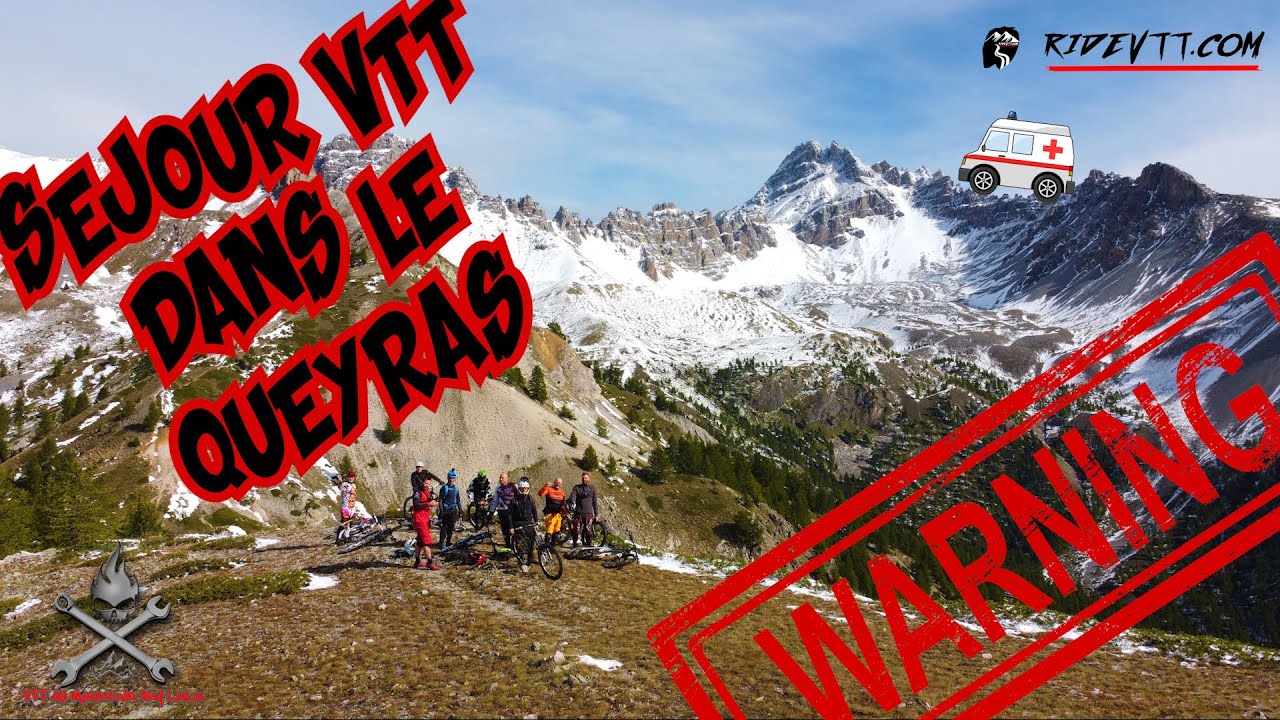 Séjour vtt Enduro dans le Queyras hors normes, des chutes et des barres de rires avec ridevtt.com J1