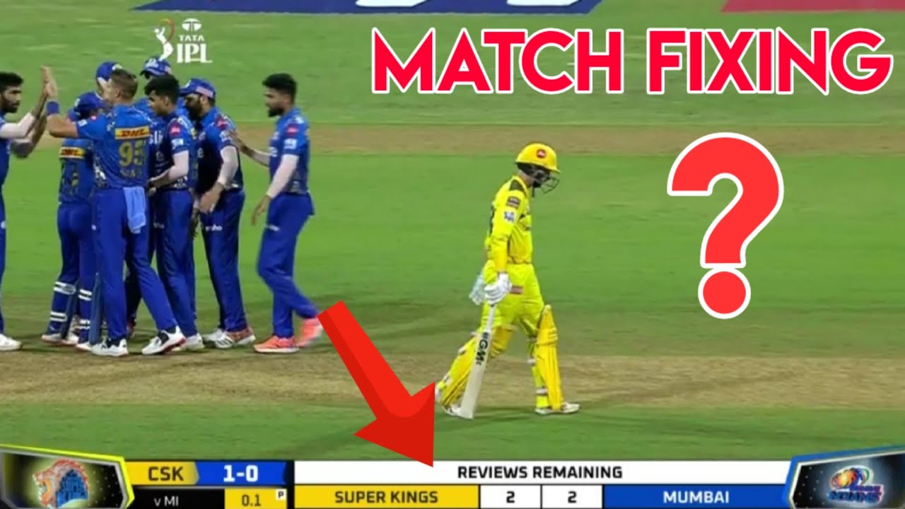 Devin conway controversial wicket today l power cut No DRS taken l Match fixing? #cskvsmi