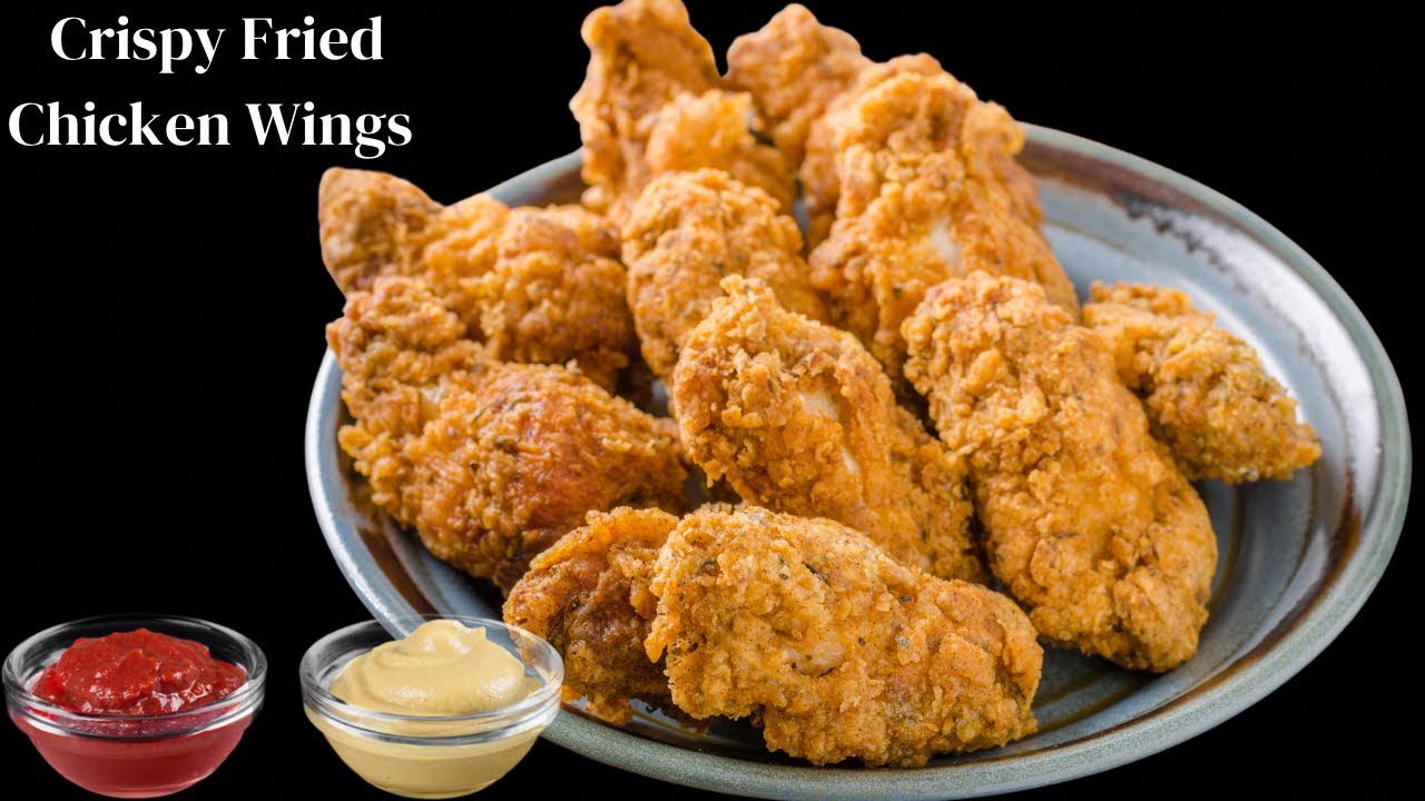 Better than KFC and take out Crispy Fried Chicken Wings Jamaican Style