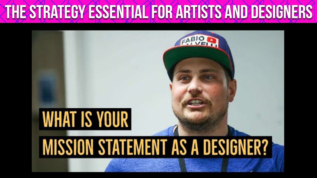 The importance of having a mission statement as a designer!