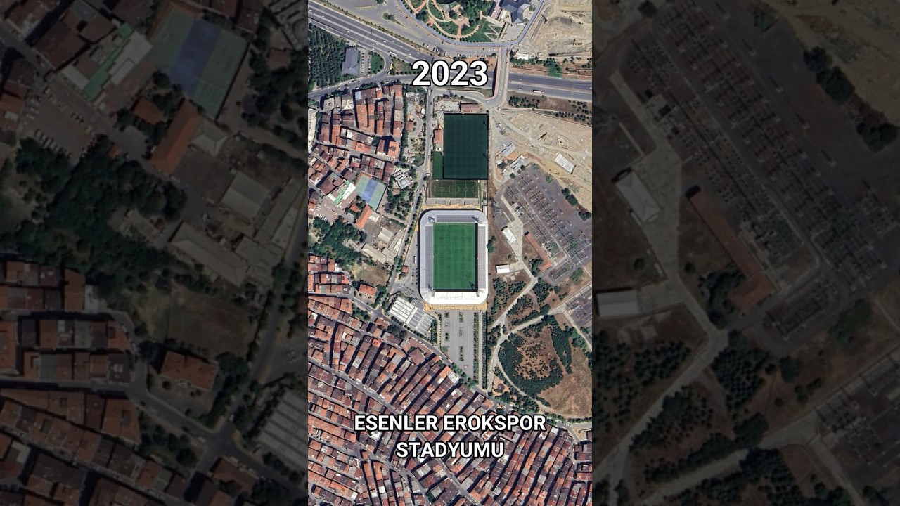 Esenler Erokspor Stadyumu 1993-2023 Time-lapse #Esenler #TimeLapse