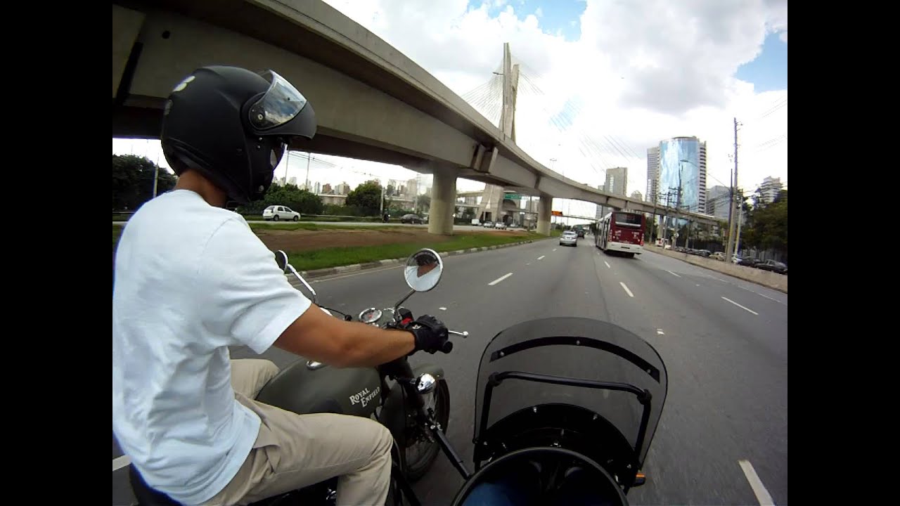 Primeiro rolê de Side Car Royal Enfield @ São Paulo