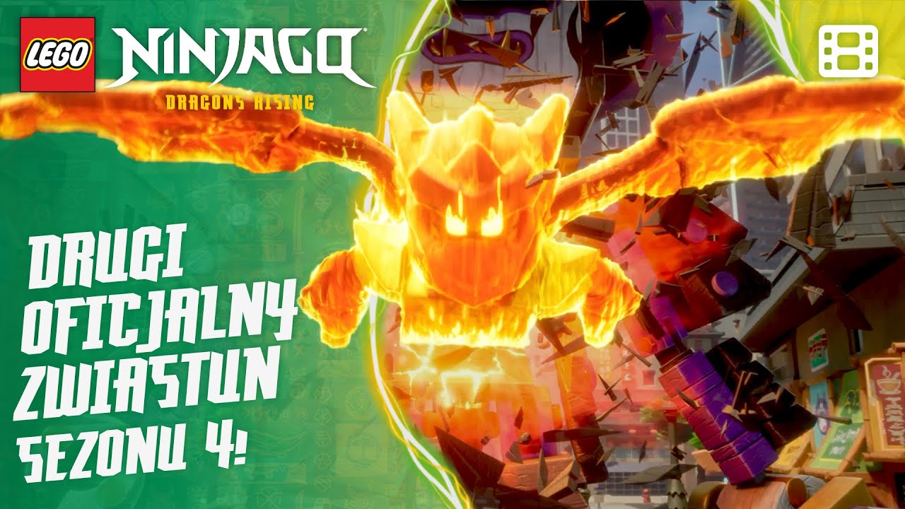 ⚡️ NOWOŚĆ: drugi oficjalny zwiastun sezonu 4 | LEGO NINJAGO: Powstanie Smok&oacute;w