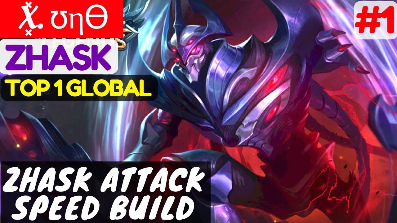 Zhask Attack Speed Build [Top 1 Global Zhask] | X͓̽. ʊηϴ Zhask Gameplay and Build #1 Mobile Legends