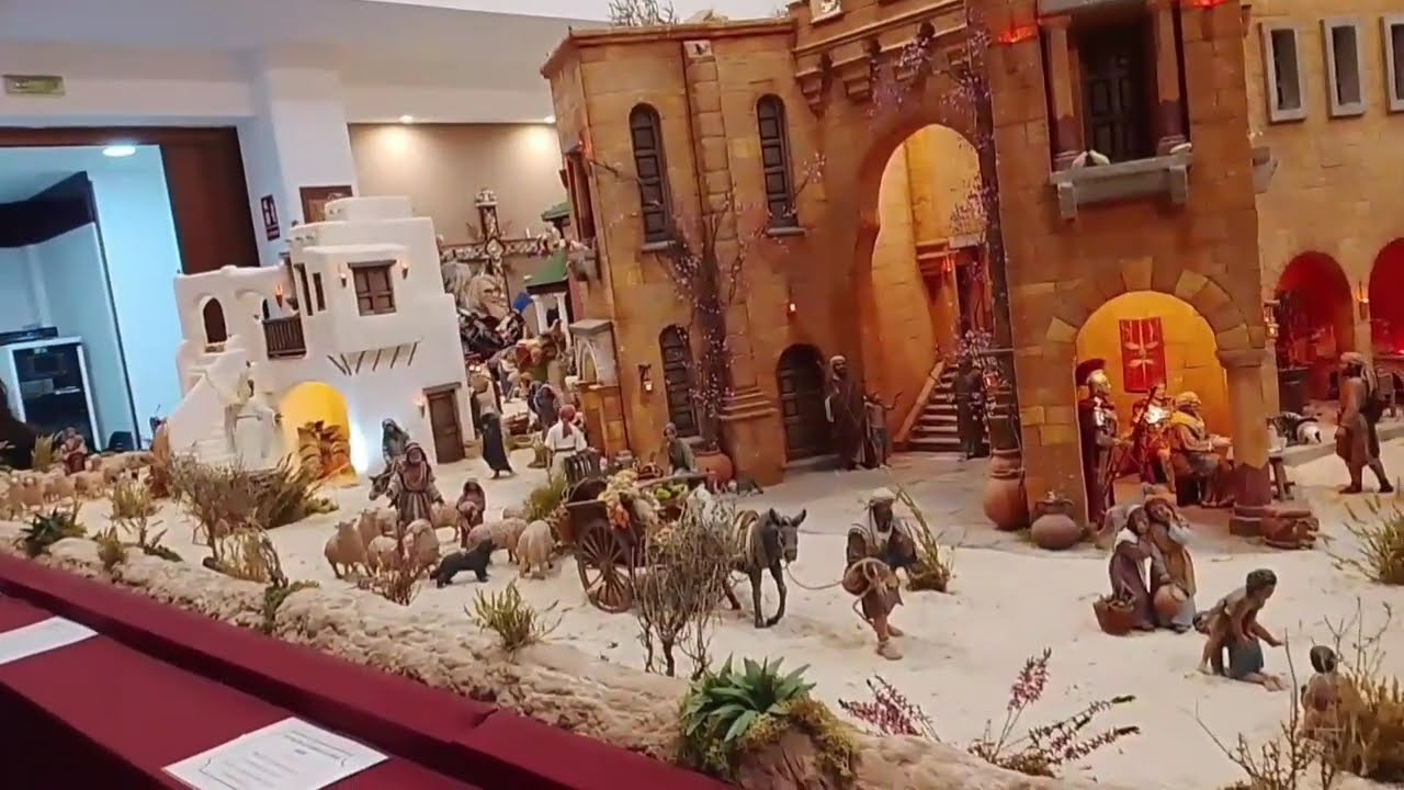 Belén tradicional hebreo de la Cofradía de Estudiantes (Málaga 2026) 