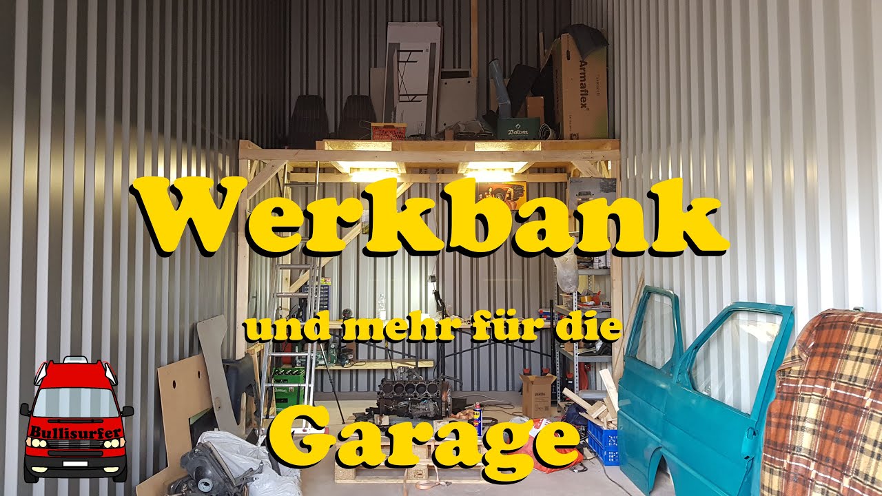 Werkbank und mehr für meine Werkstatt! - Garagenausbau #02