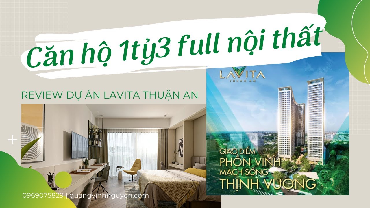 DỰ ÁN CĂN HỘ LAVITA THUẬN AN BÌNH DƯƠNG, GIÁ CHỈ 1TỶ3 | HƯNG THỊNH LAND