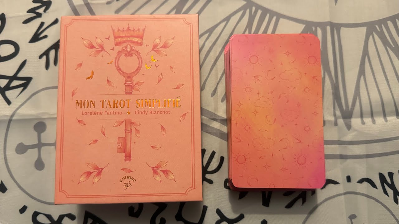 🌸 MON TAROT SIMPLIFIÉ  + tirage 12 mois 🌸 de Lorelene Fantino et Cindy Blanchot