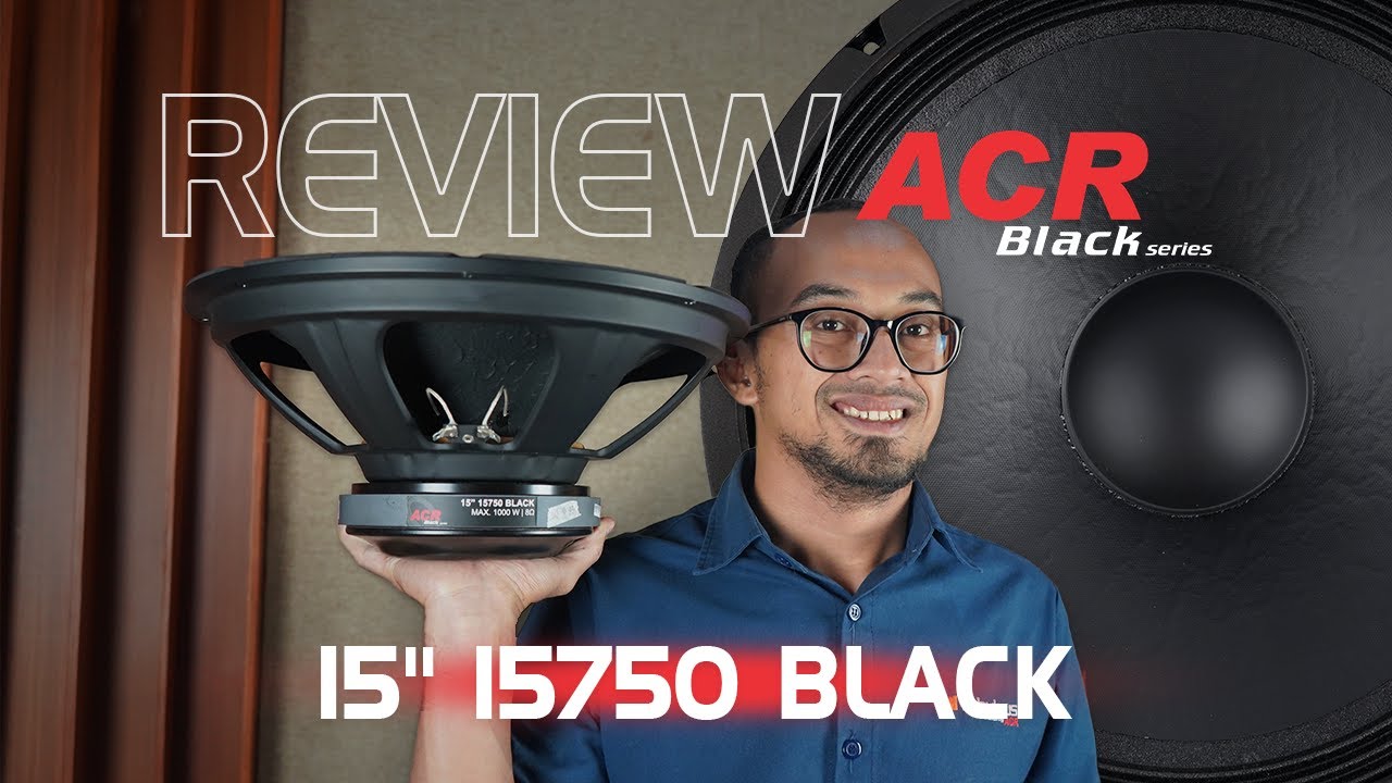 REVIEW SPEAKER LOKAL ACR BLACK SERIES: 15in 15750 BLACK