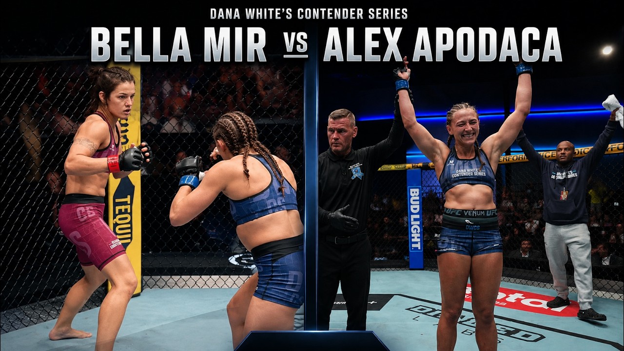 Bella Mir vs Alex Apodaca Dana White Contender Series UFC