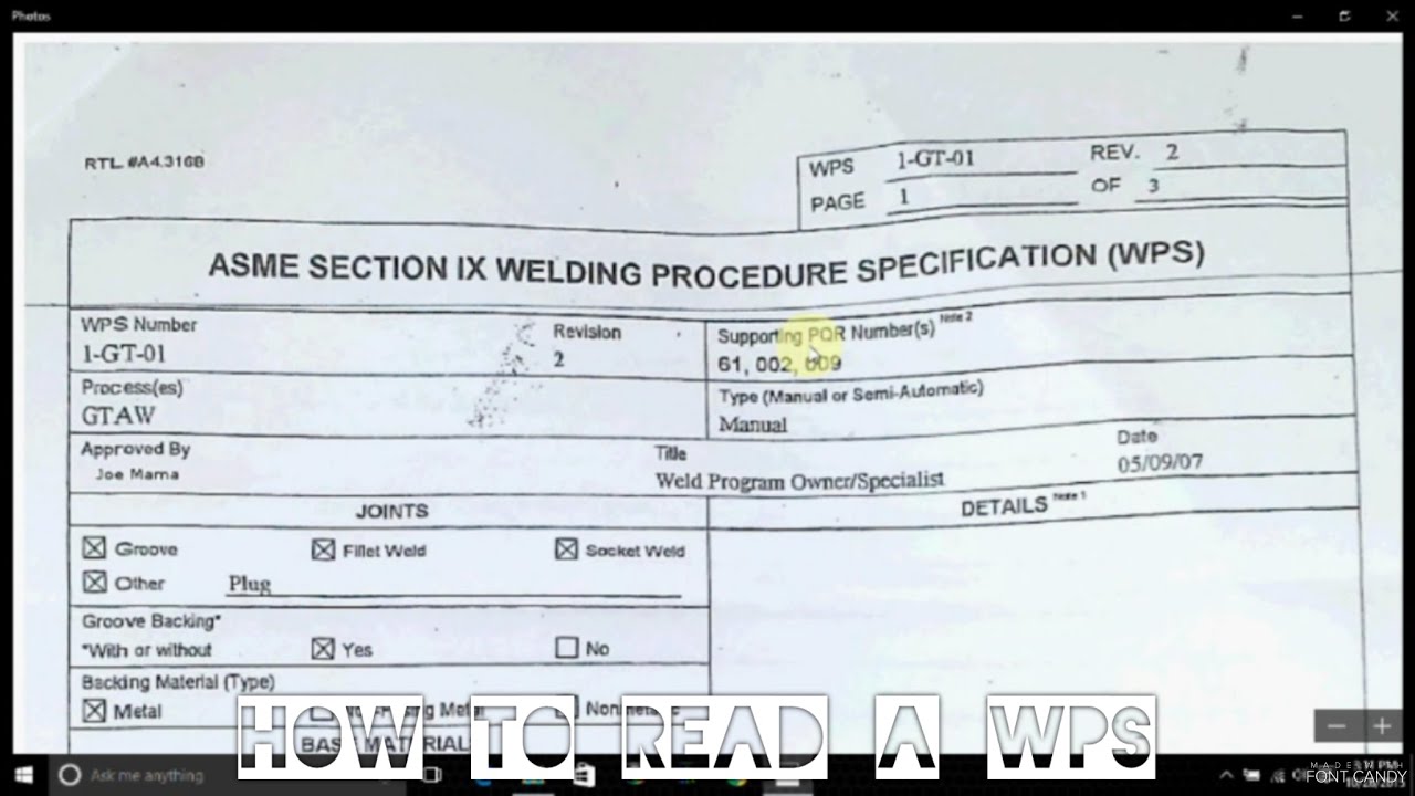How to read a WPS