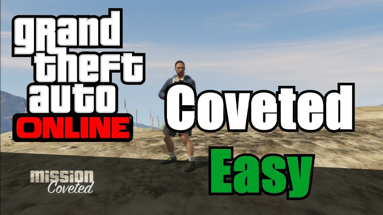 $144,000+ per Hour GTA V Online! - Coveted Mission Easy - Not a glitch - easy money after patch 1.12