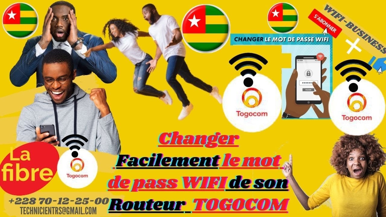 😨😱😱 VITE ! VITE ! VOICI COMMENT BIEN CHANGER LE MOT DE PASSE ET LE NOM DE VOTRE WI-FI TOGOCOM🤗