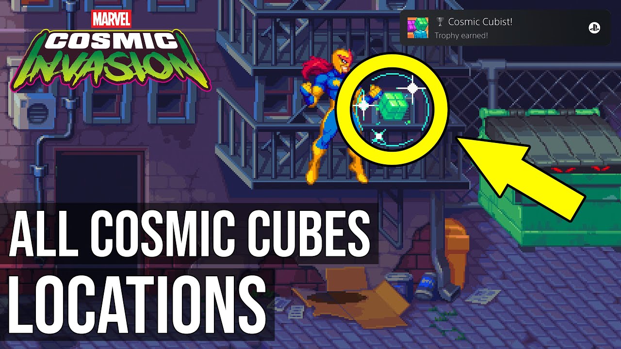 Marvel Cosmic Invasion - All Secret Cosmic Cubes Locations (Cosmic Cubist! Trophy)
