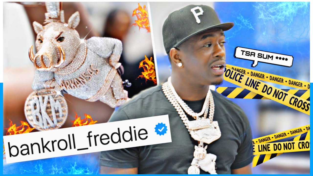 Bankroll Freddie says the FEDS took his Jewelry so he bought some more ! *CRAZY ARKANSAS CHAIN*