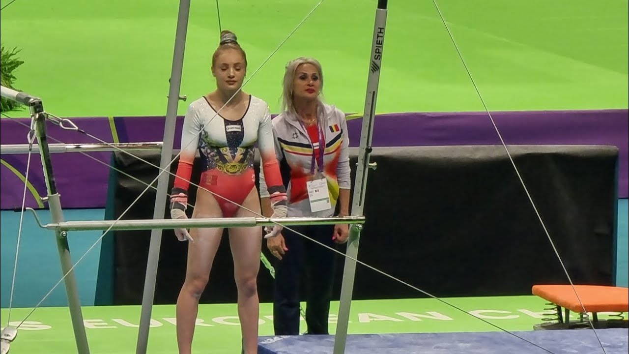 Sabrina Voinea (ROU) - 11,300 Uneven Bars (incomplete) - QF - European championships 2024