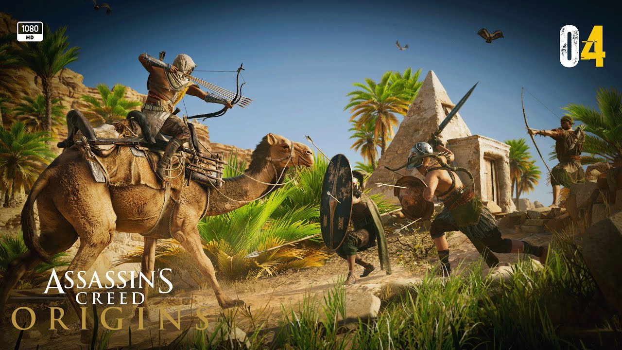 Assassin's Creed Origins Gameplay Walkthrough Part 04  [1080P 60 FPS PC] -No Commentary