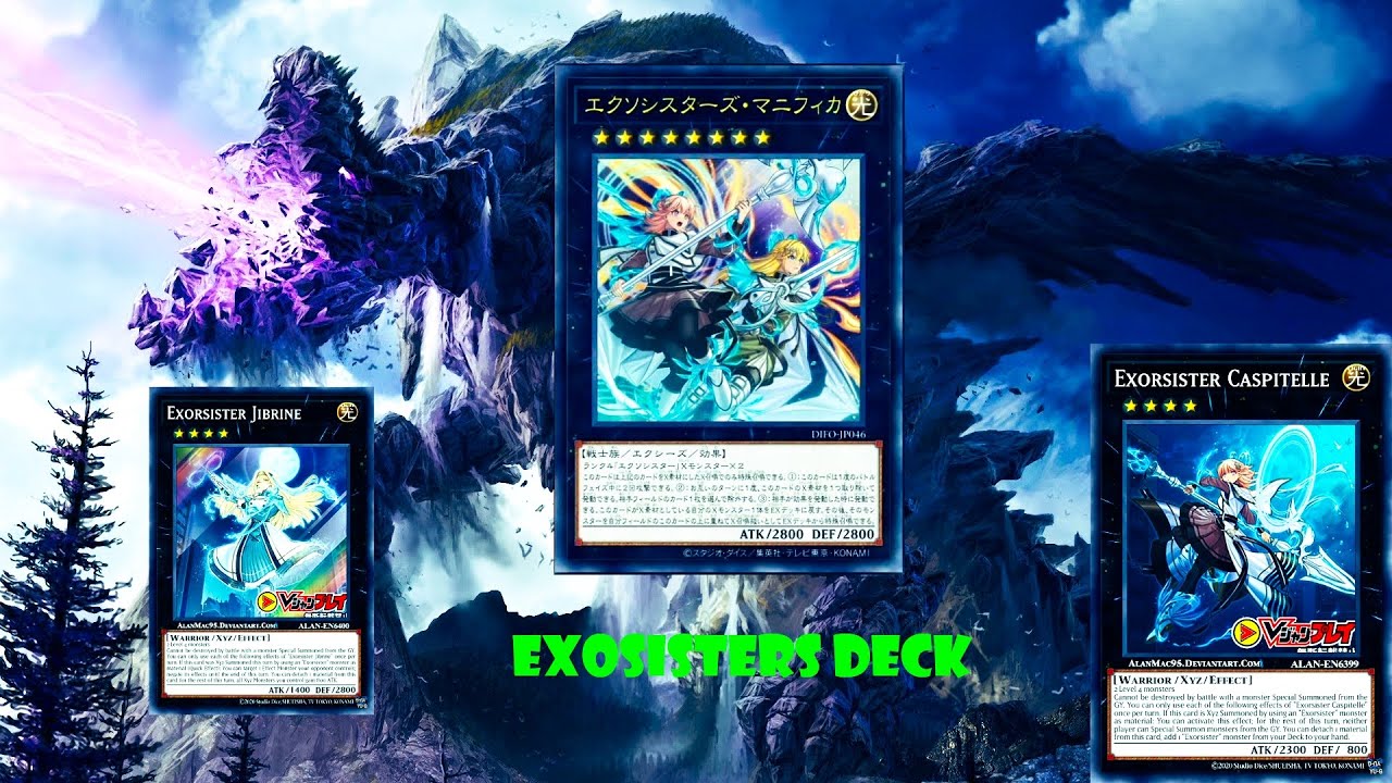 (YGOPRO)Exorcisters deck,NEW,Exosisters Magnifica,Dimension Force
