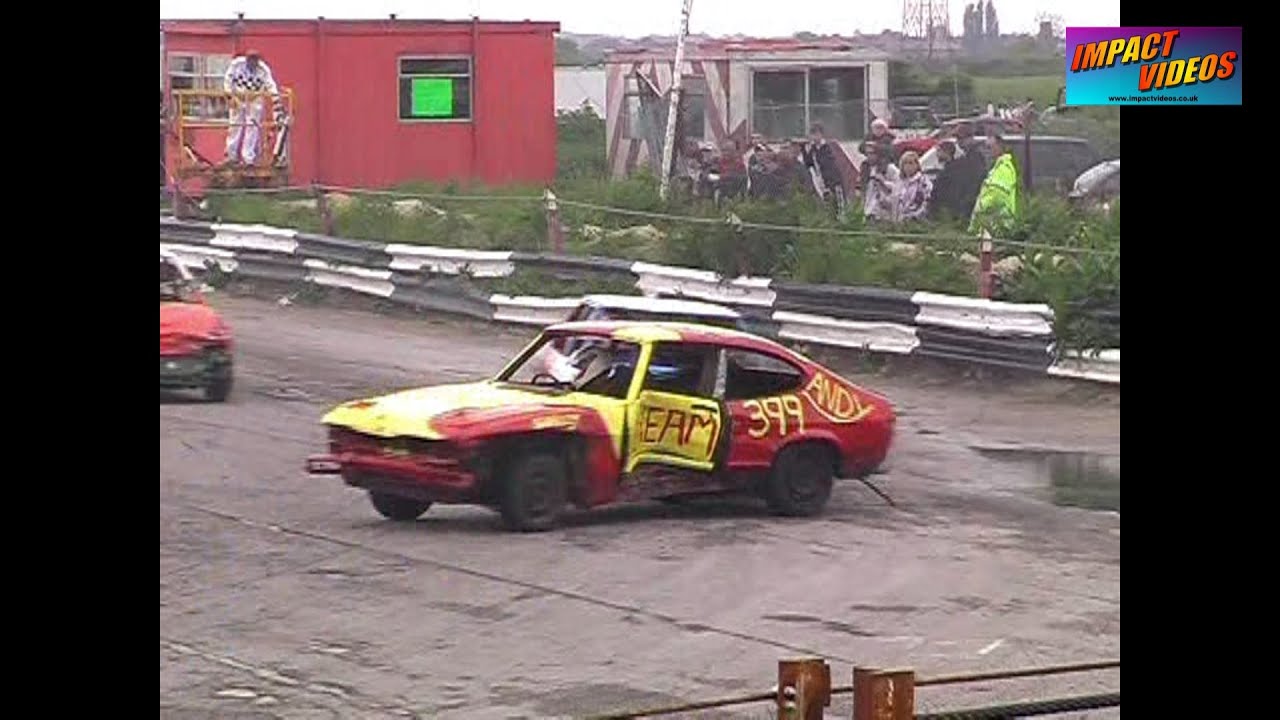 Blyton Park Lincs Championship Banger Racing Hot Rod Racing Highlights June 2005