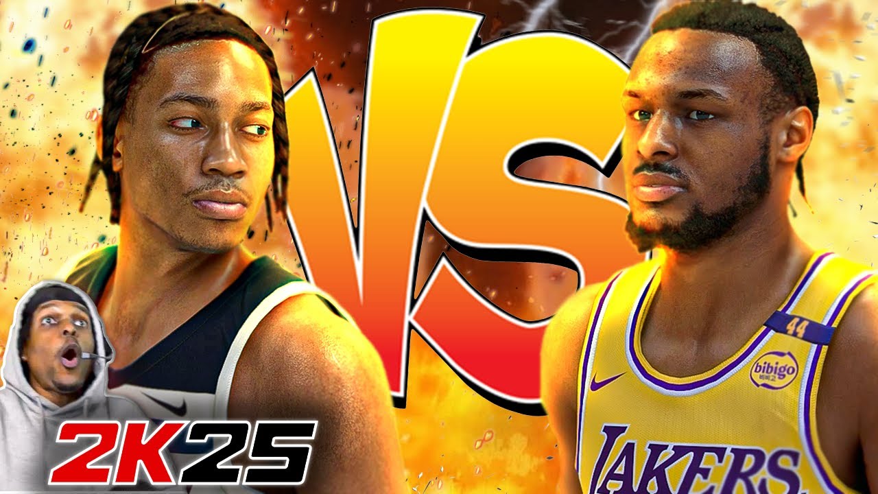 Bronny James VS Robert Dillingham! (Playing 2k Realistically)