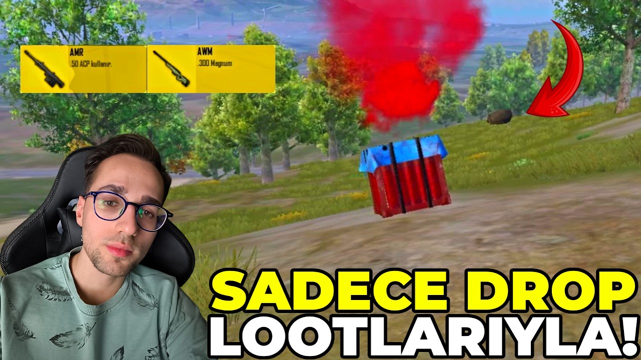 DROP LOOTLARIYLA WIN ALMAK! (3 DROP AÇTIM) PUBG MOBILE