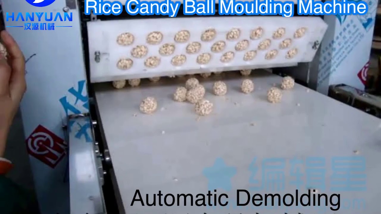 Puffed Rice Candy Ball Moulding Machine Rice Ball Molding Equipment Rice Candy Ball Production Line