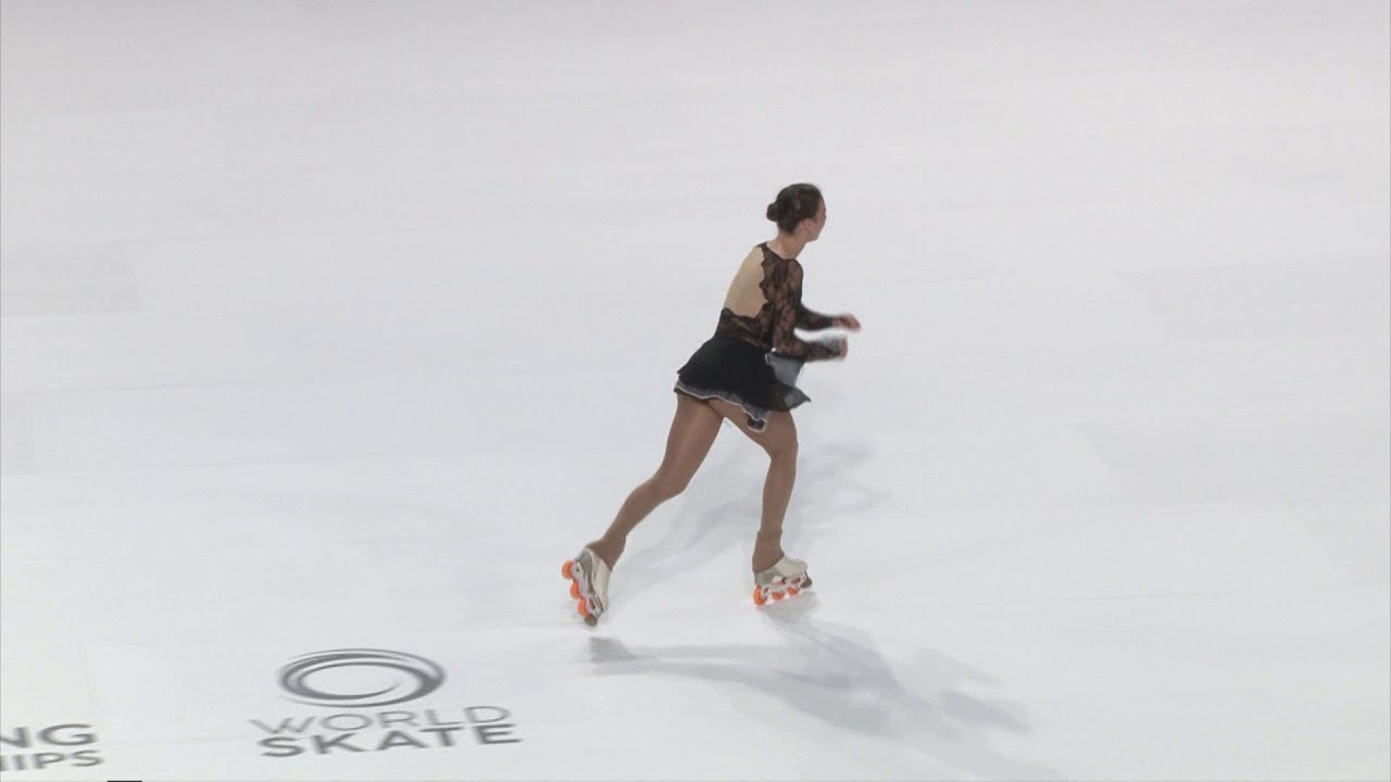 Mondial roller artistique 2018 : Artistique Inline - Séréna Giraud - programme long