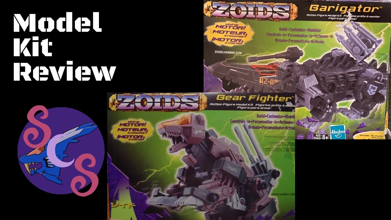 Zoids Hasbro Barigator and Bear Fighter Model Kit Review