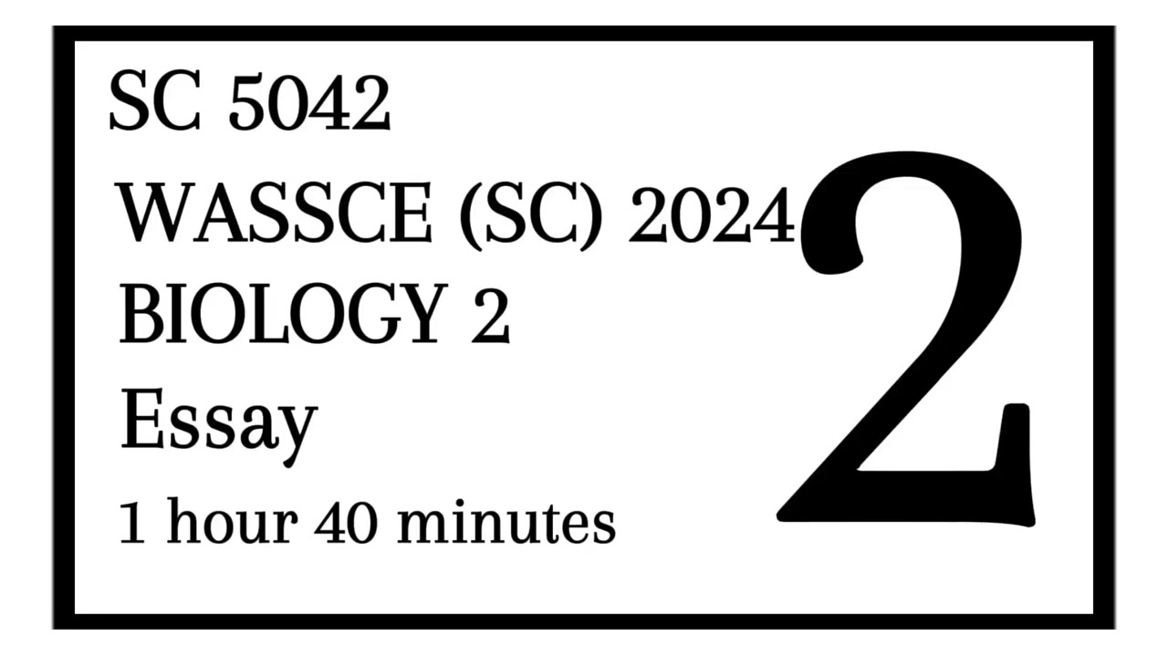 2024 WASSCE May/June Biology theory #fyp #fypシ #viral #biology #waec #gce #exams #exam